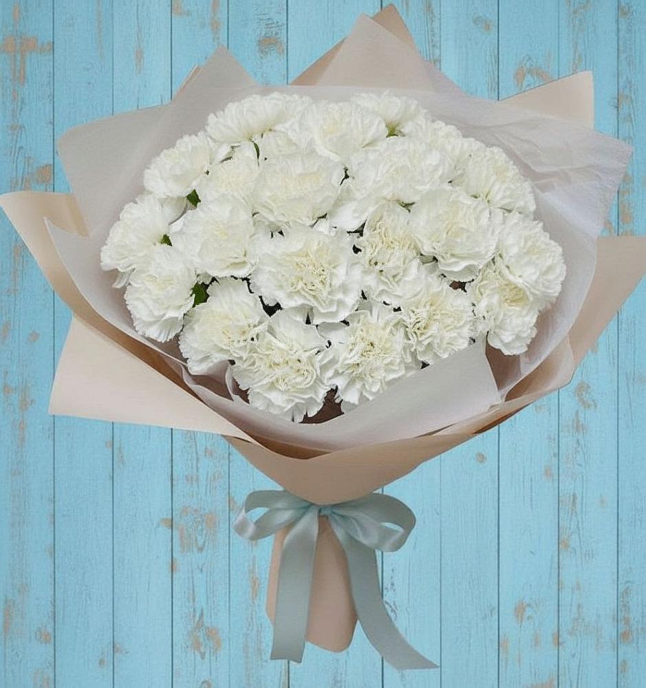 Букет цветов из: Гвоздики в Глазынино