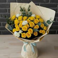 Букет цветов из:  Розы #REPLACE_PRED# Глазынино