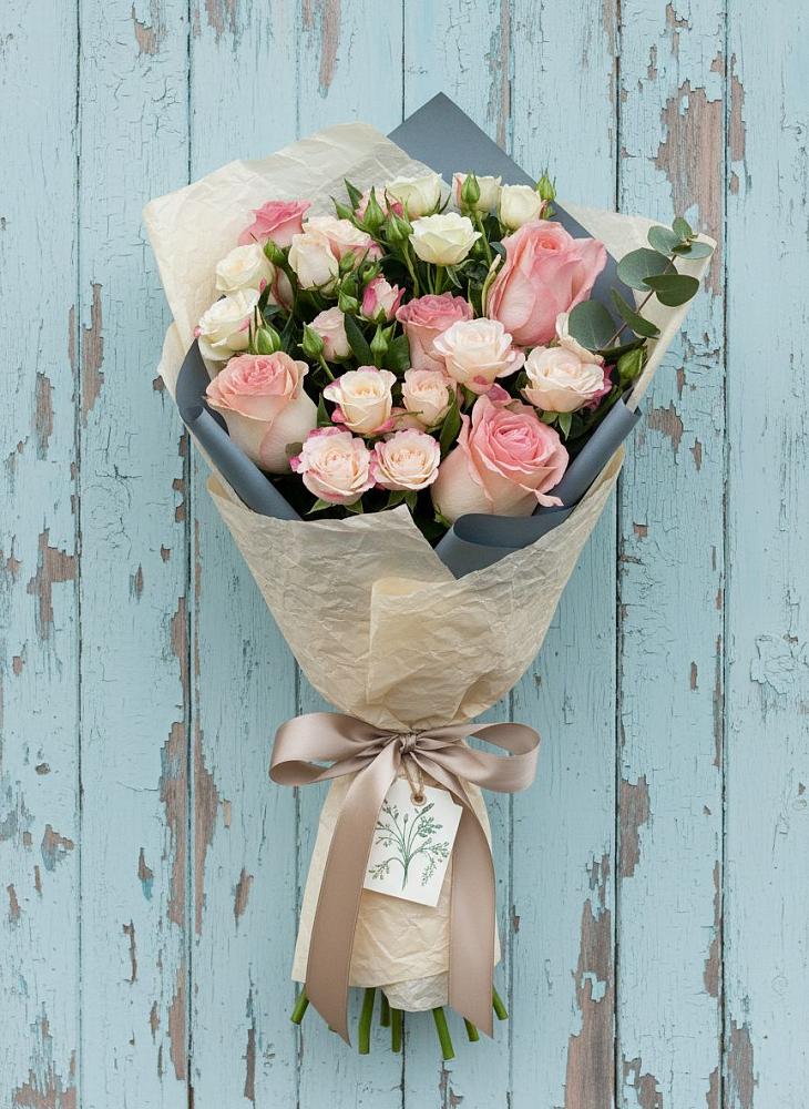 Букет цветов из: Розы в Глазынино