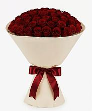 Букет 101 Бордовая роза Блэк Бакарра в Глазынино