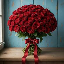 Букет Красные розы Блэк Меджик в Глазынино