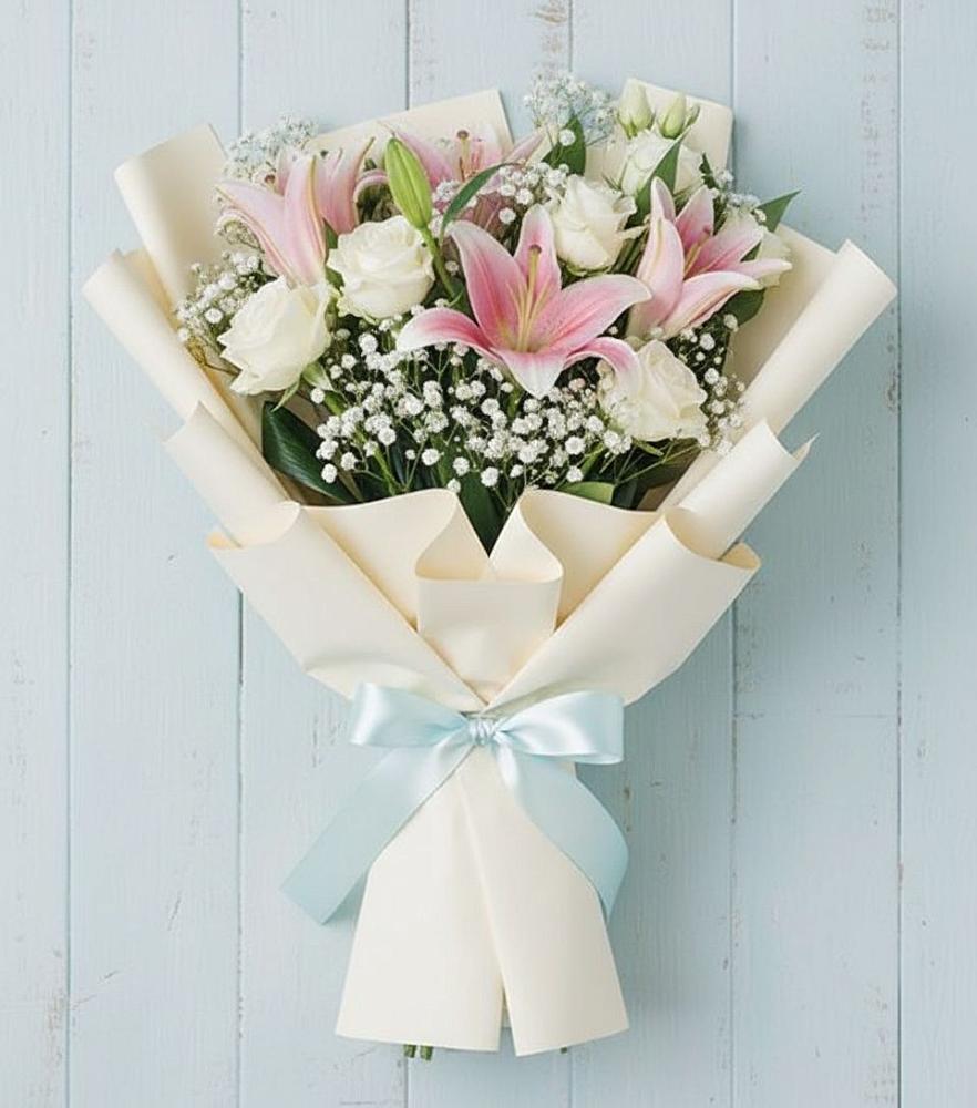 Букет цветов из: Лилии в Глазынино