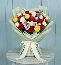 Букет цветов из:  Розы в Глазынино