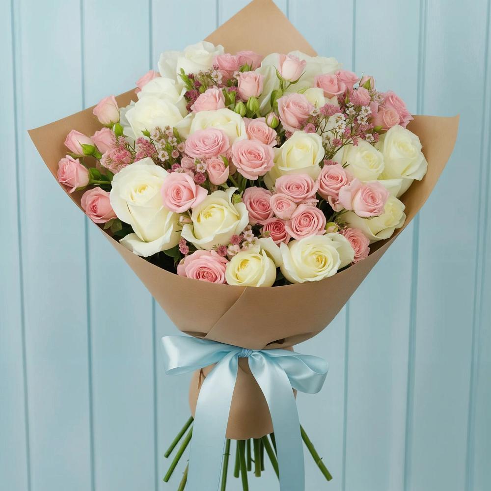 Букет цветов из: Розы в Глазынино