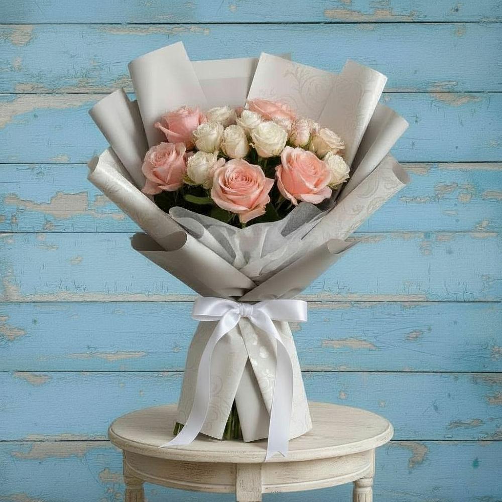 Букет цветов из: Розы в Глазынино