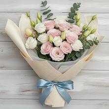 Букет цветов из:  Лизиантусы #REPLACE_PRED# Глазынино