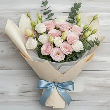 Букет цветов из:  Лизиантусы в Глазынино