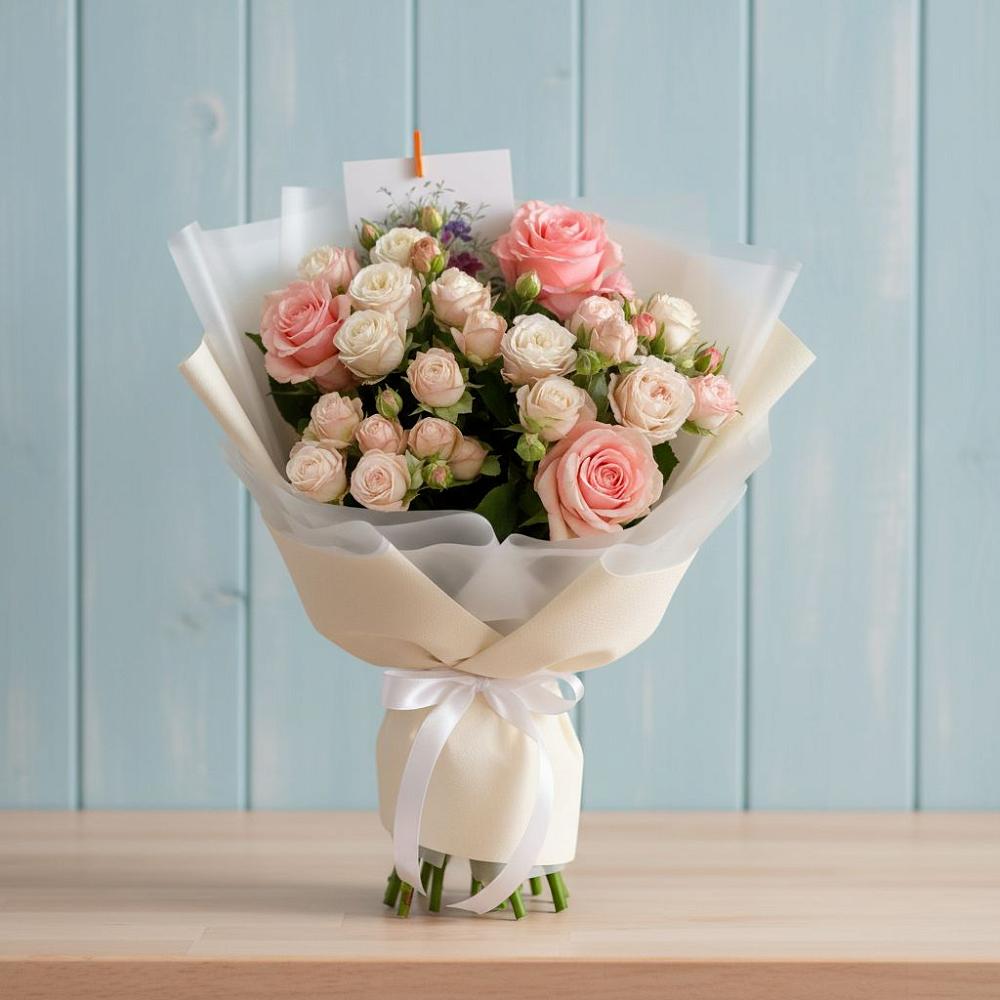 Букет цветов из: Розы в Глазынино