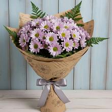 Букет цветов из:  Хризантемы в Глазынино