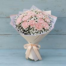 Букет цветов из:  Гвоздики в Глазынино