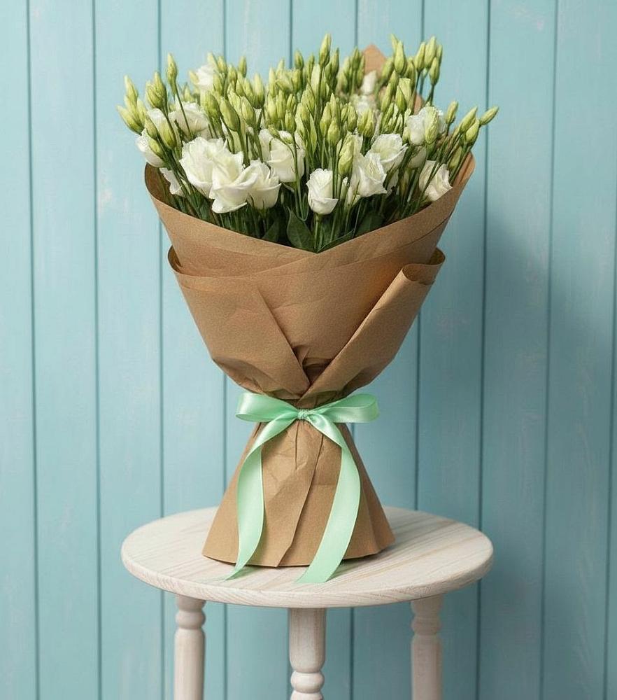 Букет цветов из: Лизиантусы в Глазынино