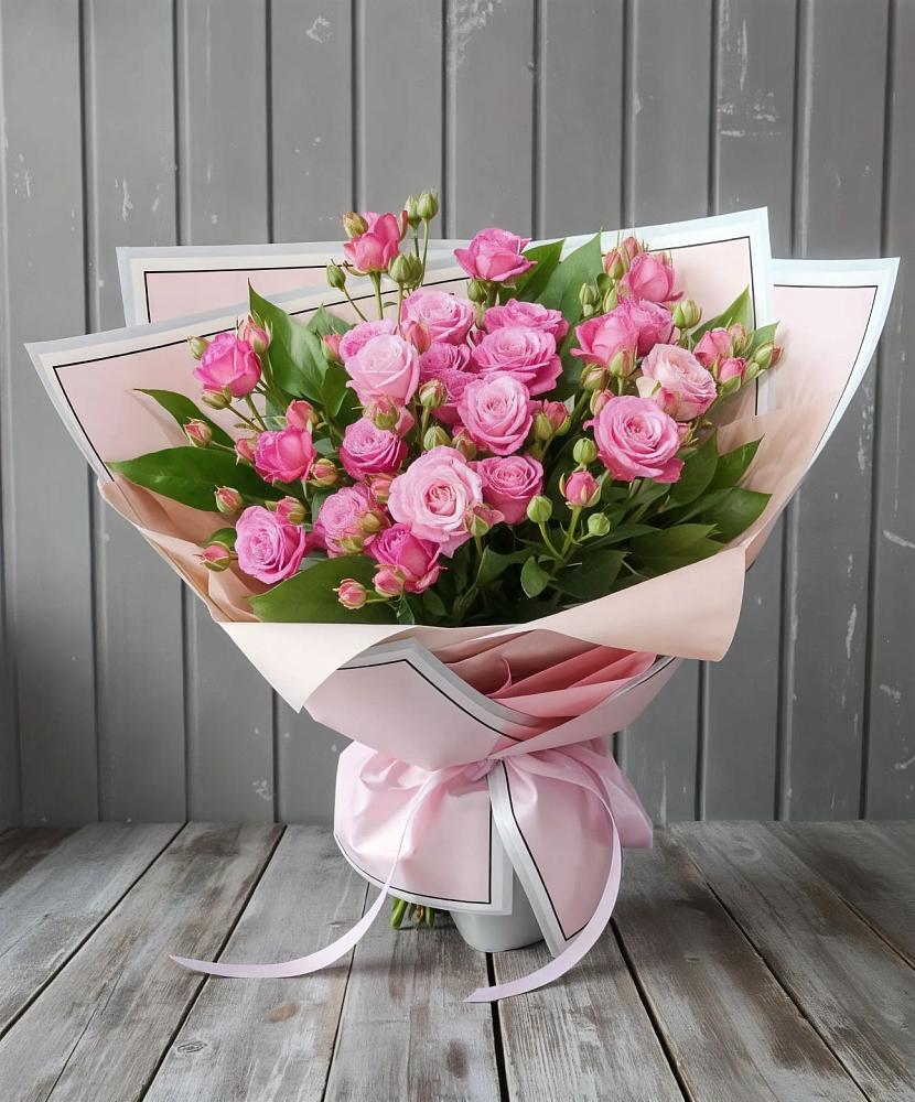 Букет Розовый кустик в Глазынино