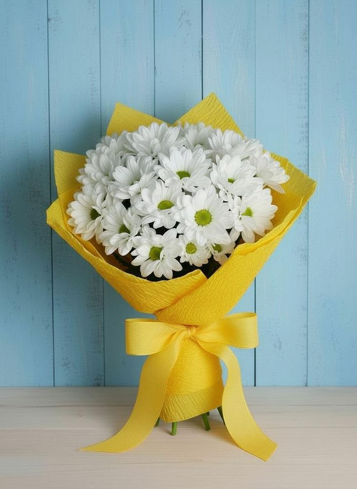 Букет цветов из: Хризантемы в Глазынино