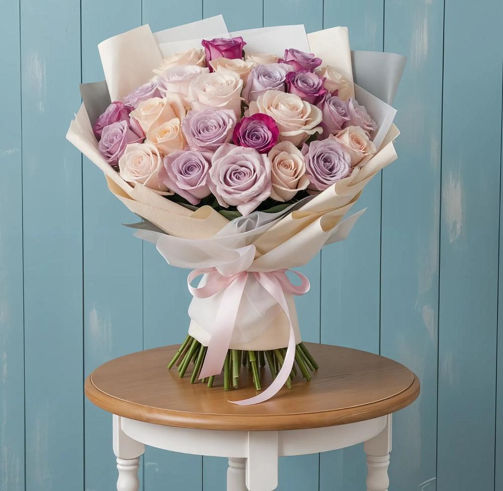 Букет цветов из: Розы в Глазынино