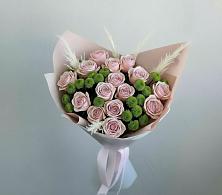 Букет цветов из:  Розы и Хризантемы в Глазынино