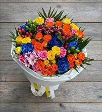 Букет цветов из:  Розы и Хризантемы в Глазынино