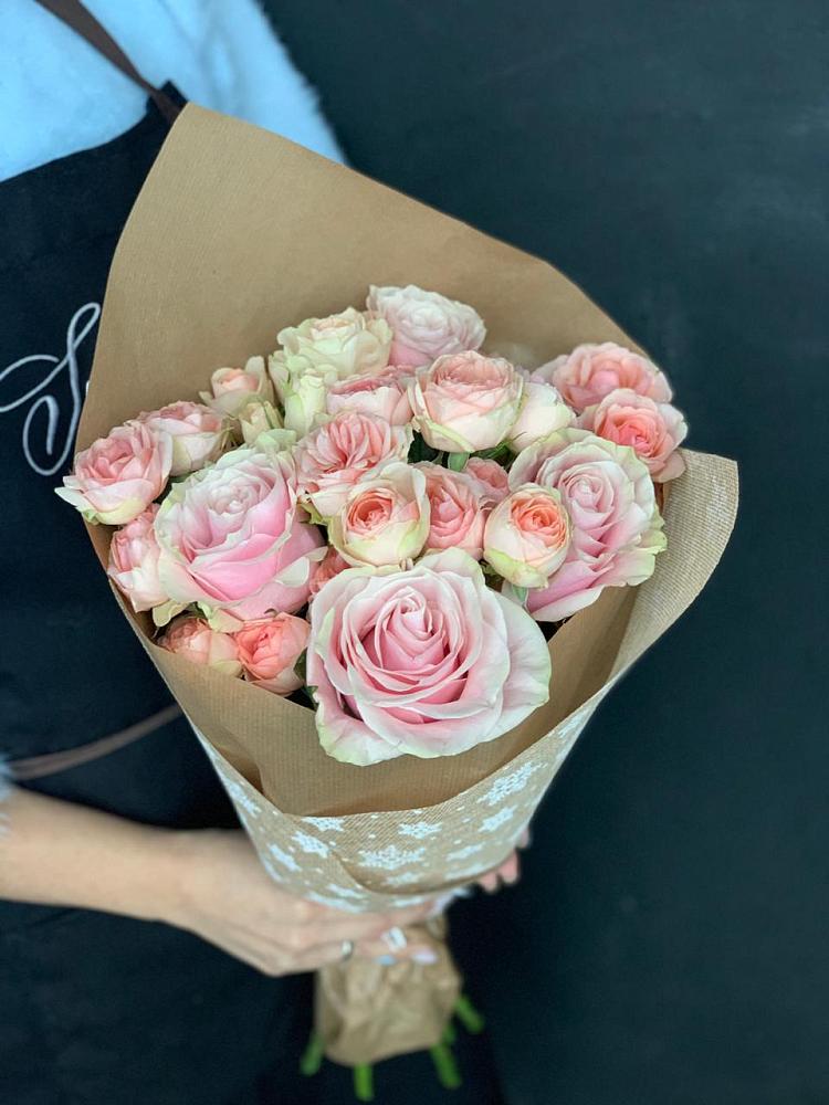 Букет цветов из: Хризантемы и Розы в Глазынино