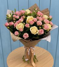 Букет цветов из:  Розы в Глазынино