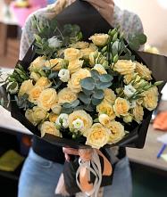 Букет цветов из:  Розы и Лизиантусы #REPLACE_PRED# Глазынино