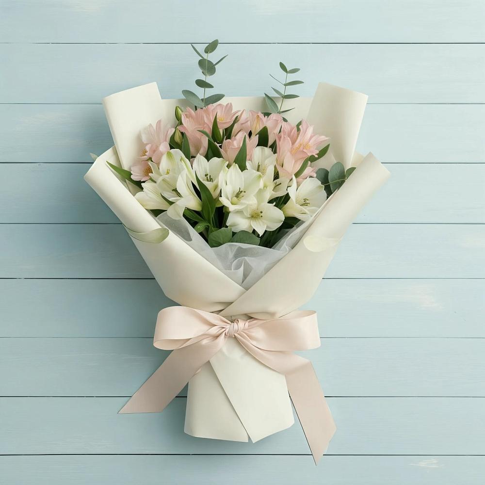 Букет цветов из: Альстромерии в Глазынино