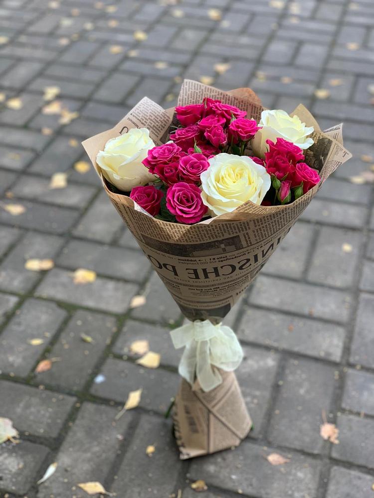 Букет цветов из: Розы в Глазынино