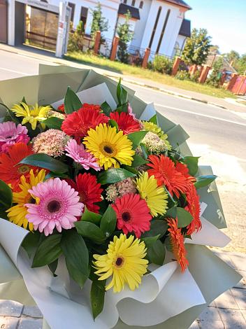 Букет цветов из: Герберы в Глазынино
