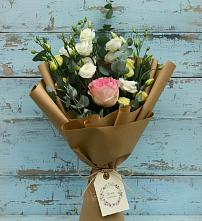 Букет цветов из:  Розы и Лизиантусы в Глазынино
